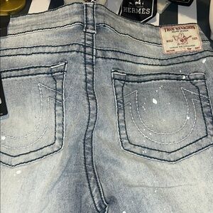 True Religion Light Blue Denim Jeans